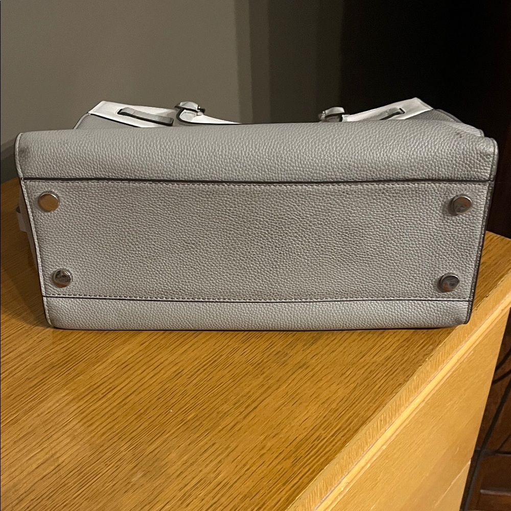 Michael Kors Two-Tone Gray Satchel - Picture 7 of 7